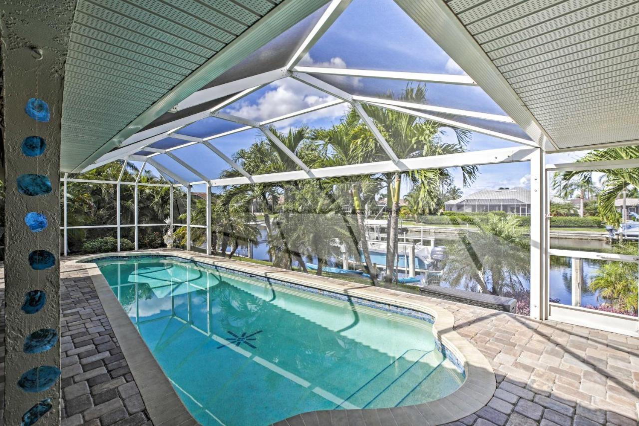 Canal Waterfront Home With Private Pool And Dock! ปุนตากอร์ดา ภายนอก รูปภาพ