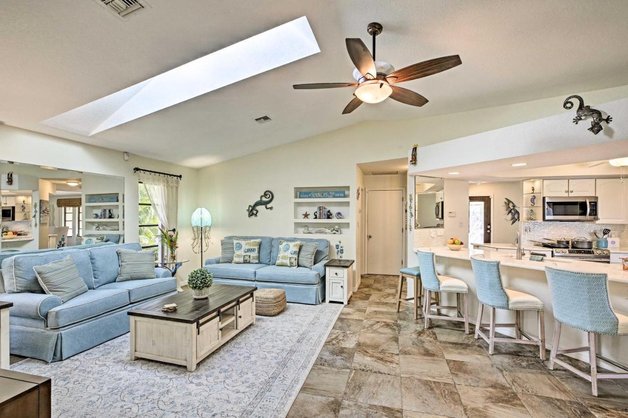 Canal Waterfront Home With Private Pool And Dock! ปุนตากอร์ดา ภายนอก รูปภาพ