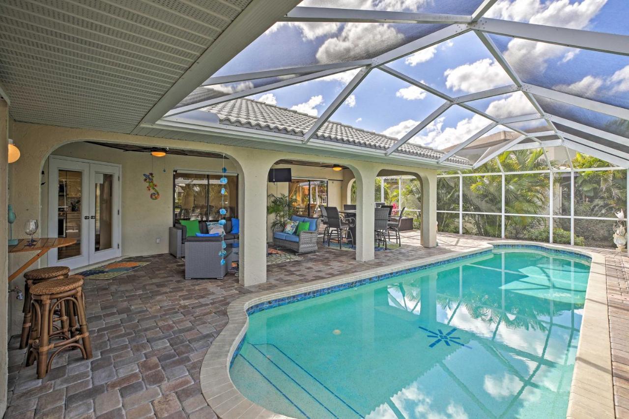 Canal Waterfront Home With Private Pool And Dock! ปุนตากอร์ดา ภายนอก รูปภาพ