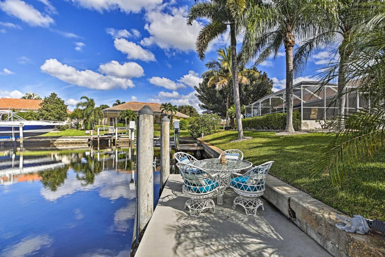 Canal Waterfront Home With Private Pool And Dock! ปุนตากอร์ดา ภายนอก รูปภาพ