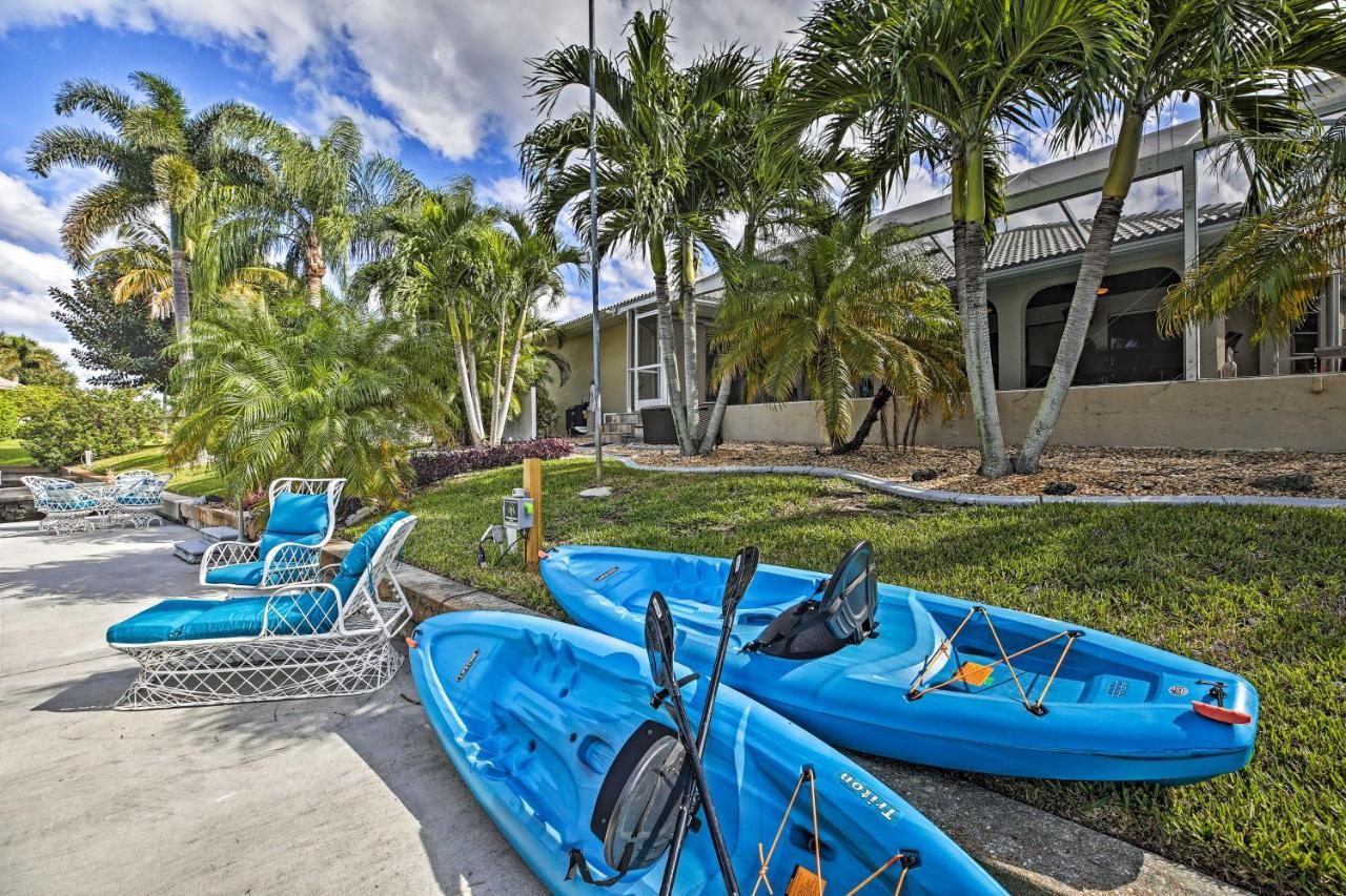 Canal Waterfront Home With Private Pool And Dock! ปุนตากอร์ดา ภายนอก รูปภาพ